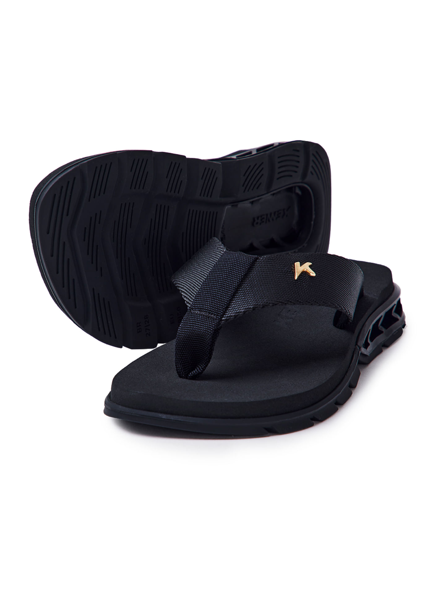 Sandália kenner rakka kids preto