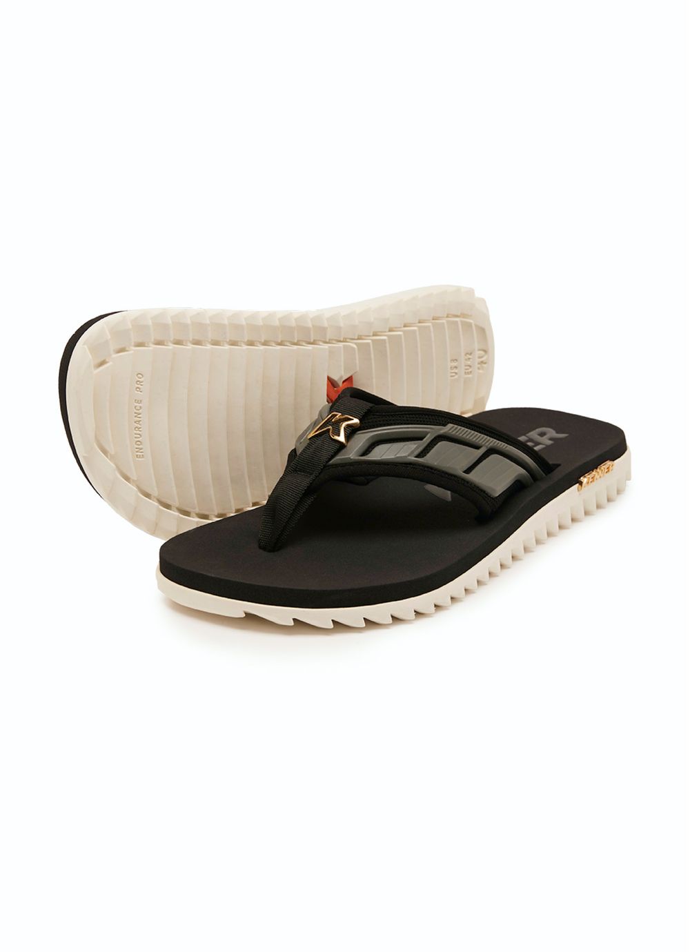 Sandália kenner kivah full force branco/preto redley