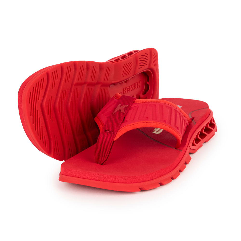Sandália kenner rakka elite l7 vermelho