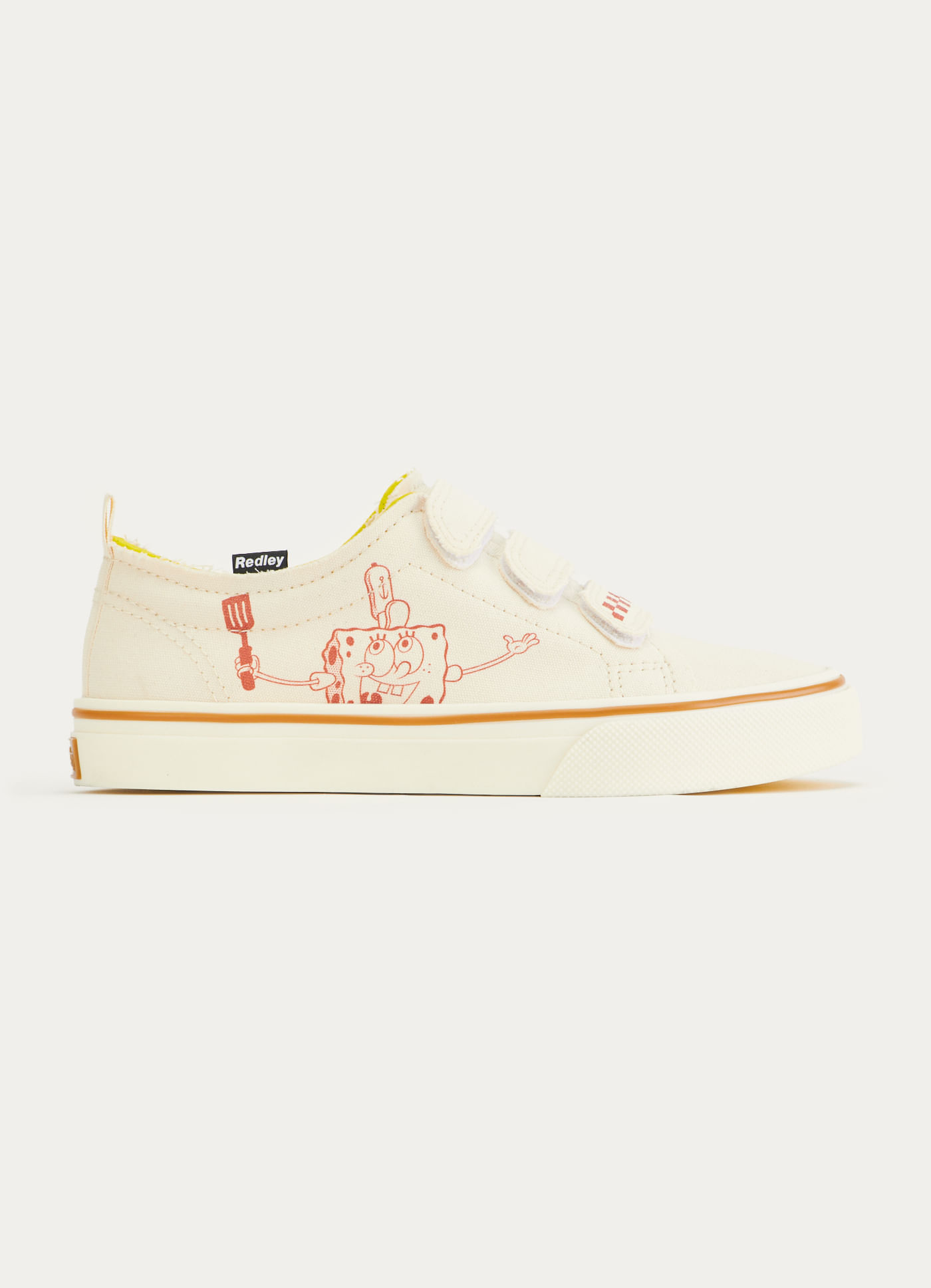Tênis clip redley bob esponja off white