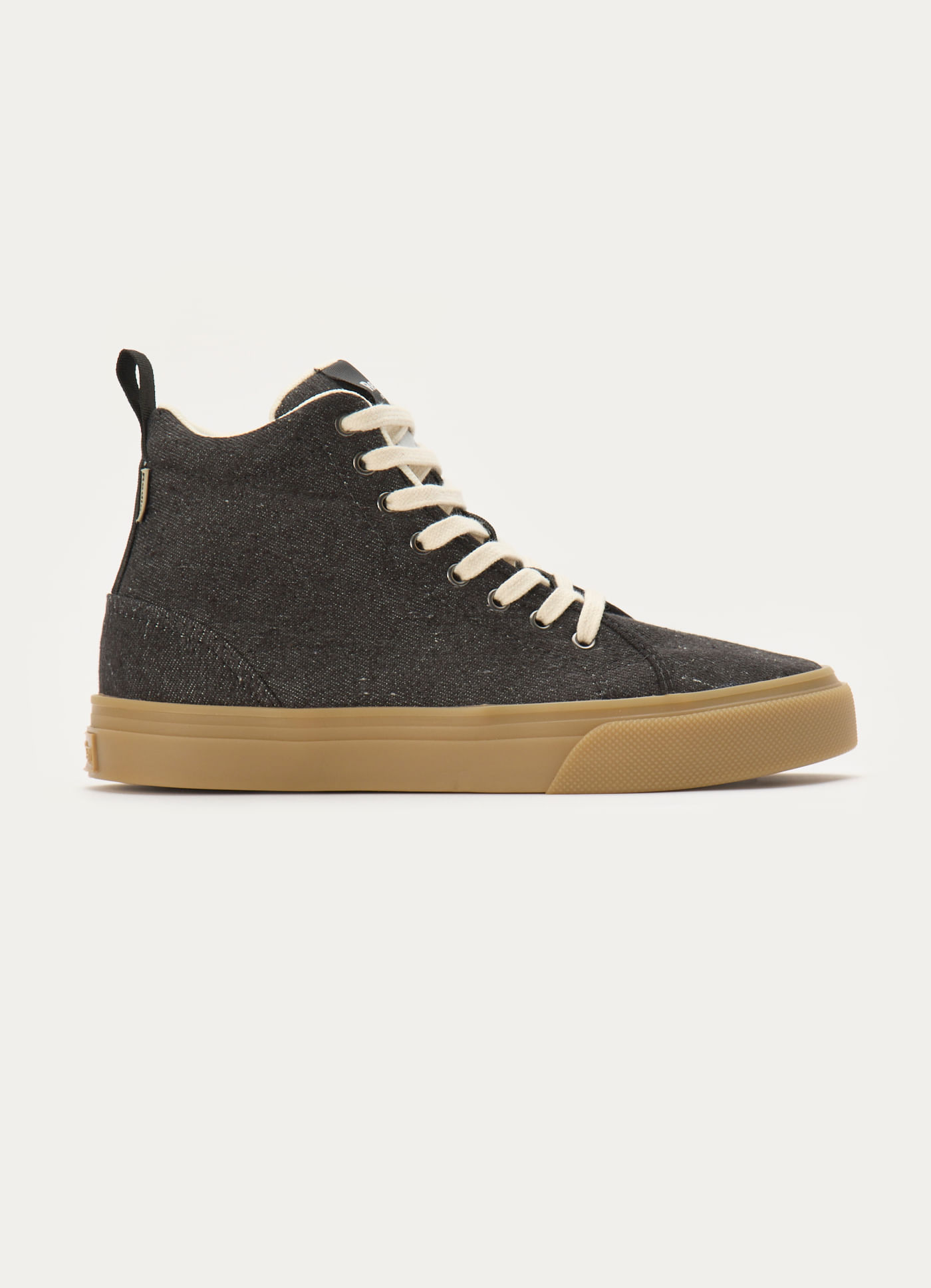 Tênis redley high 85 eco látex preto