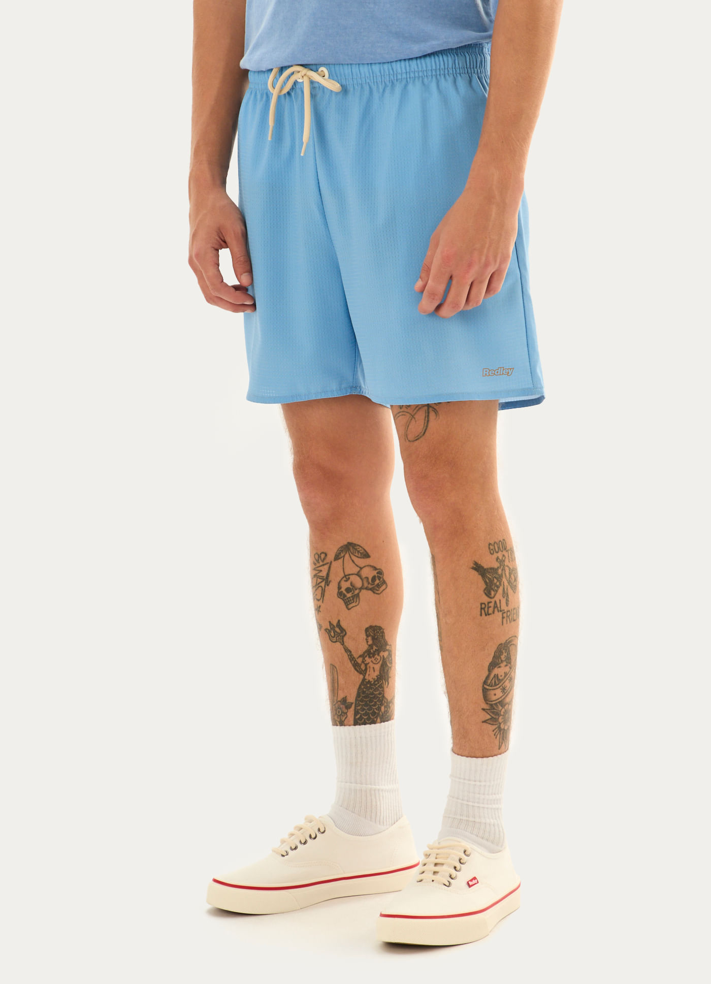 Short elástico ripstop air azul claro