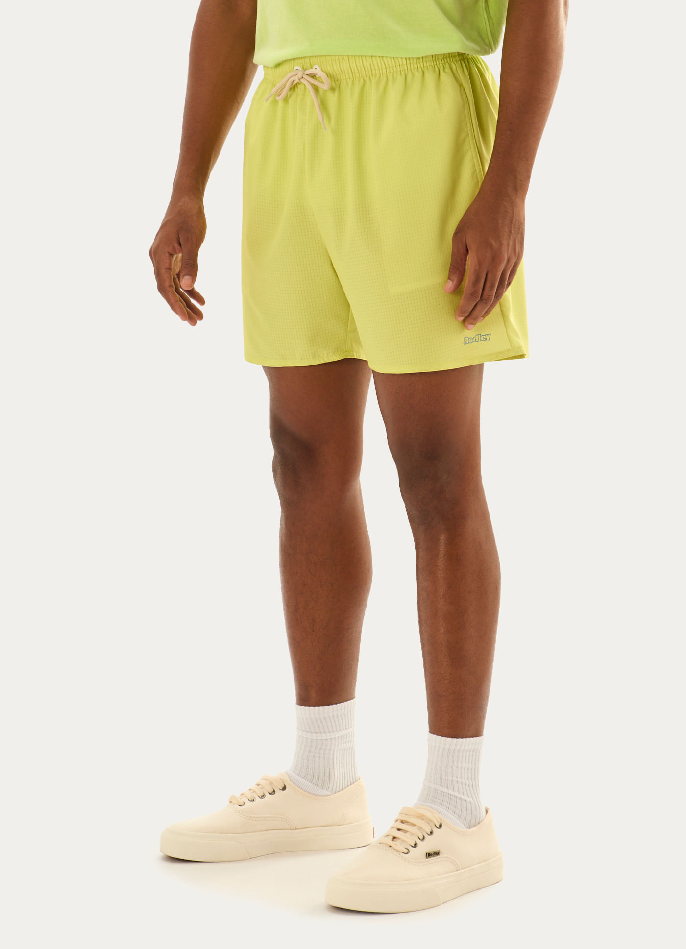 Short elástico ripstop air amarelo