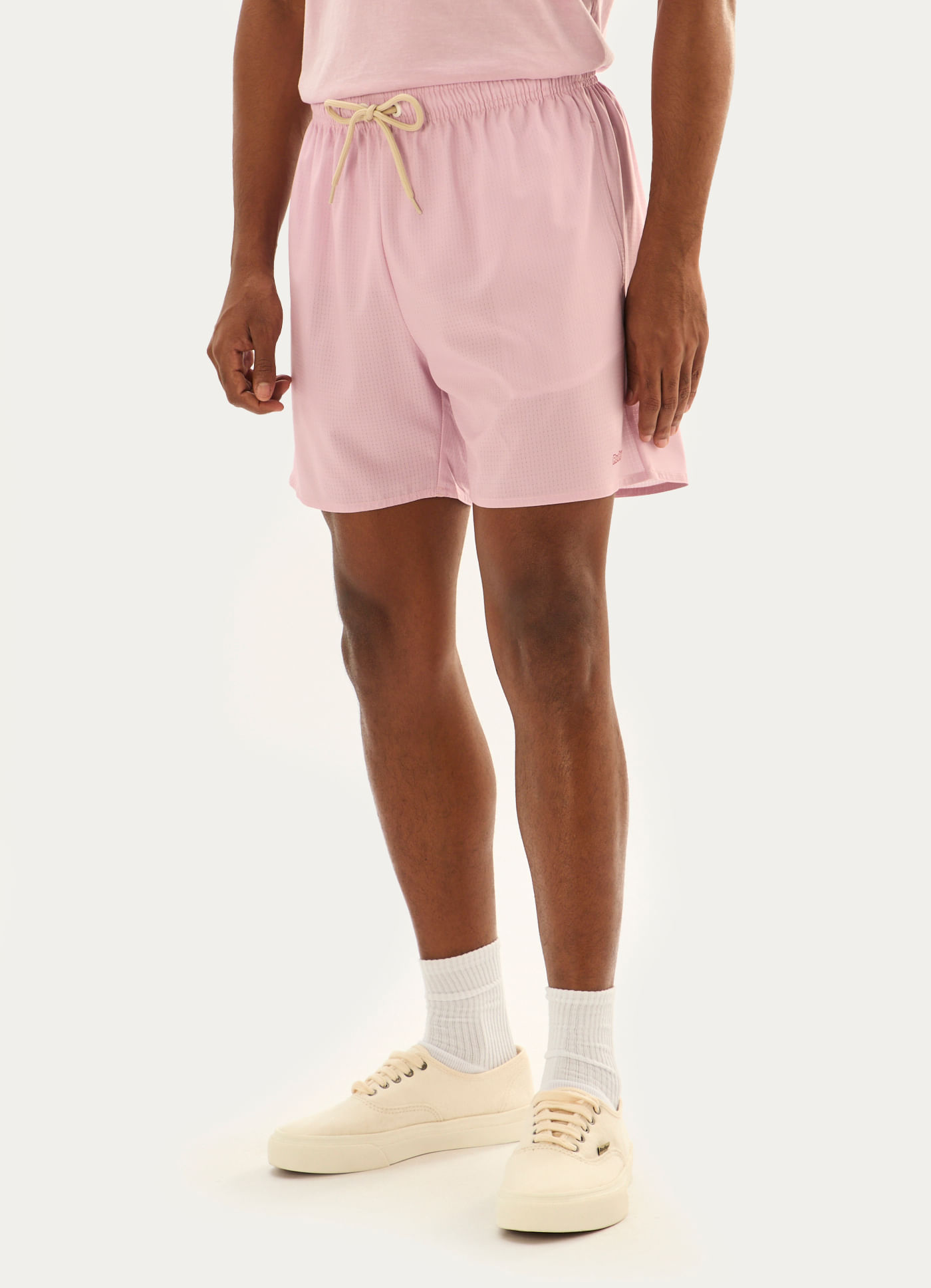 Short elástico ripstop air rosa