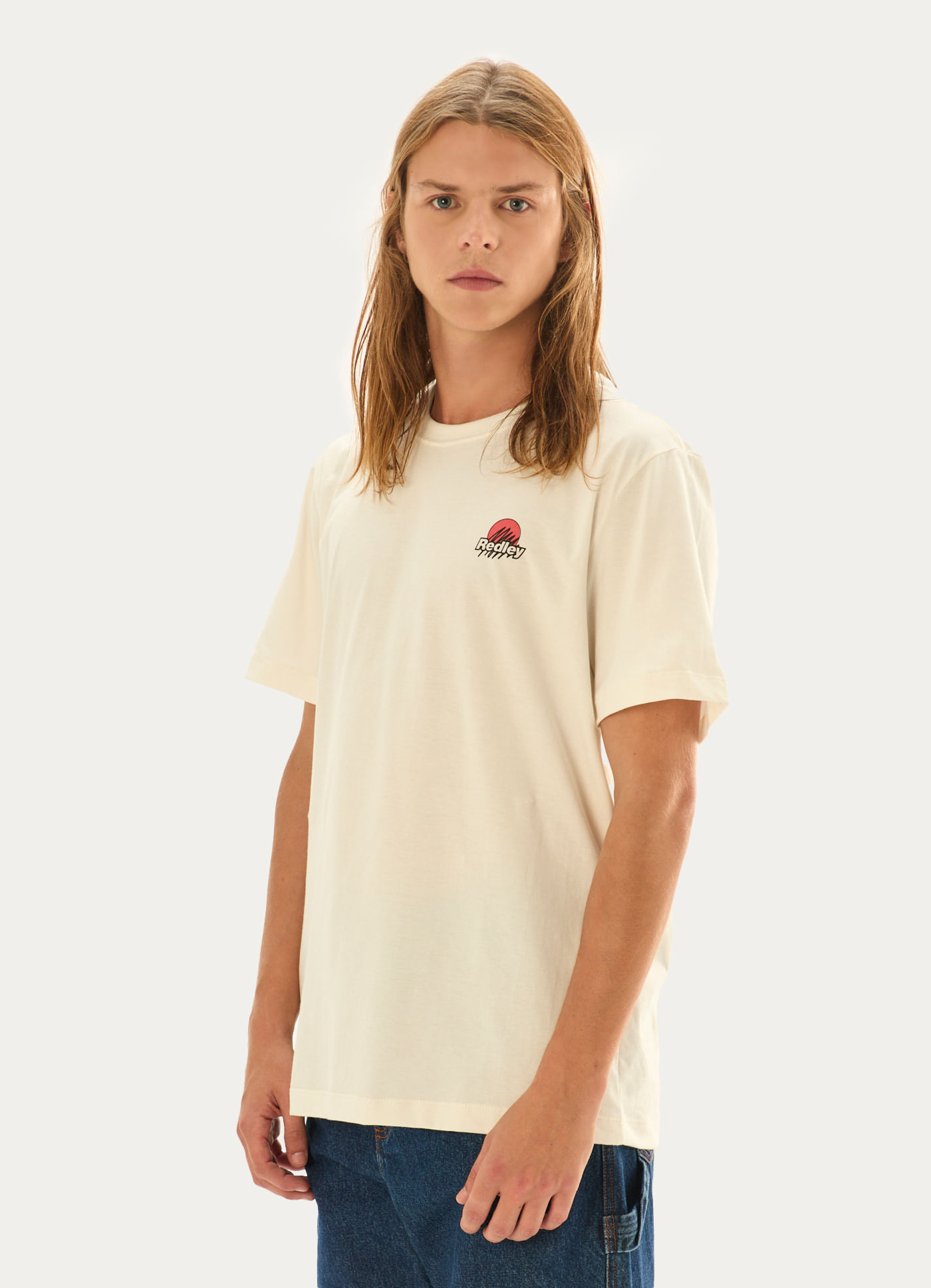 T-shirt silk total surf off white