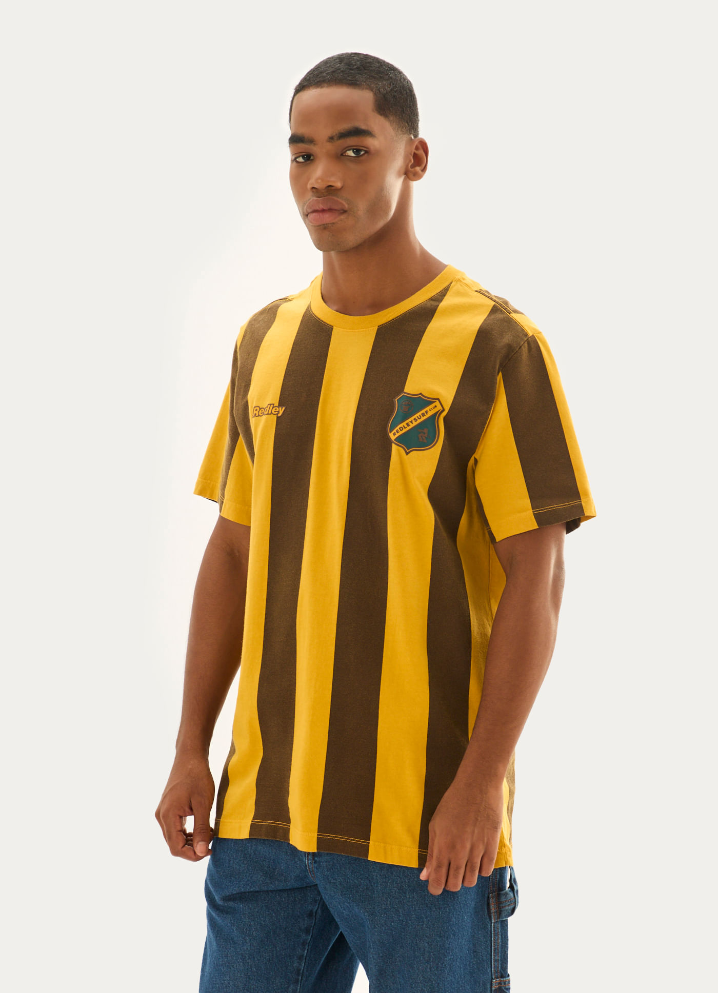 T-shirt redley esporte vintage marrom