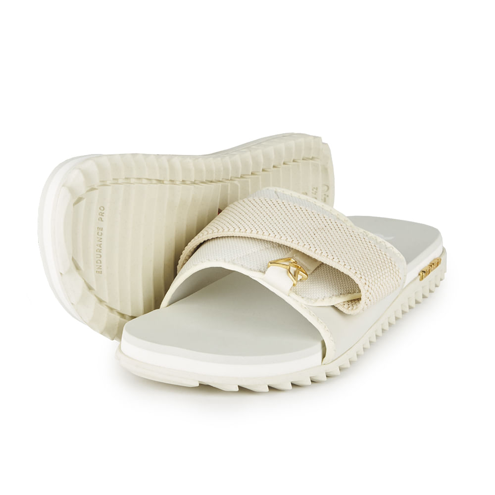 Sandália kenner kivah slide off white