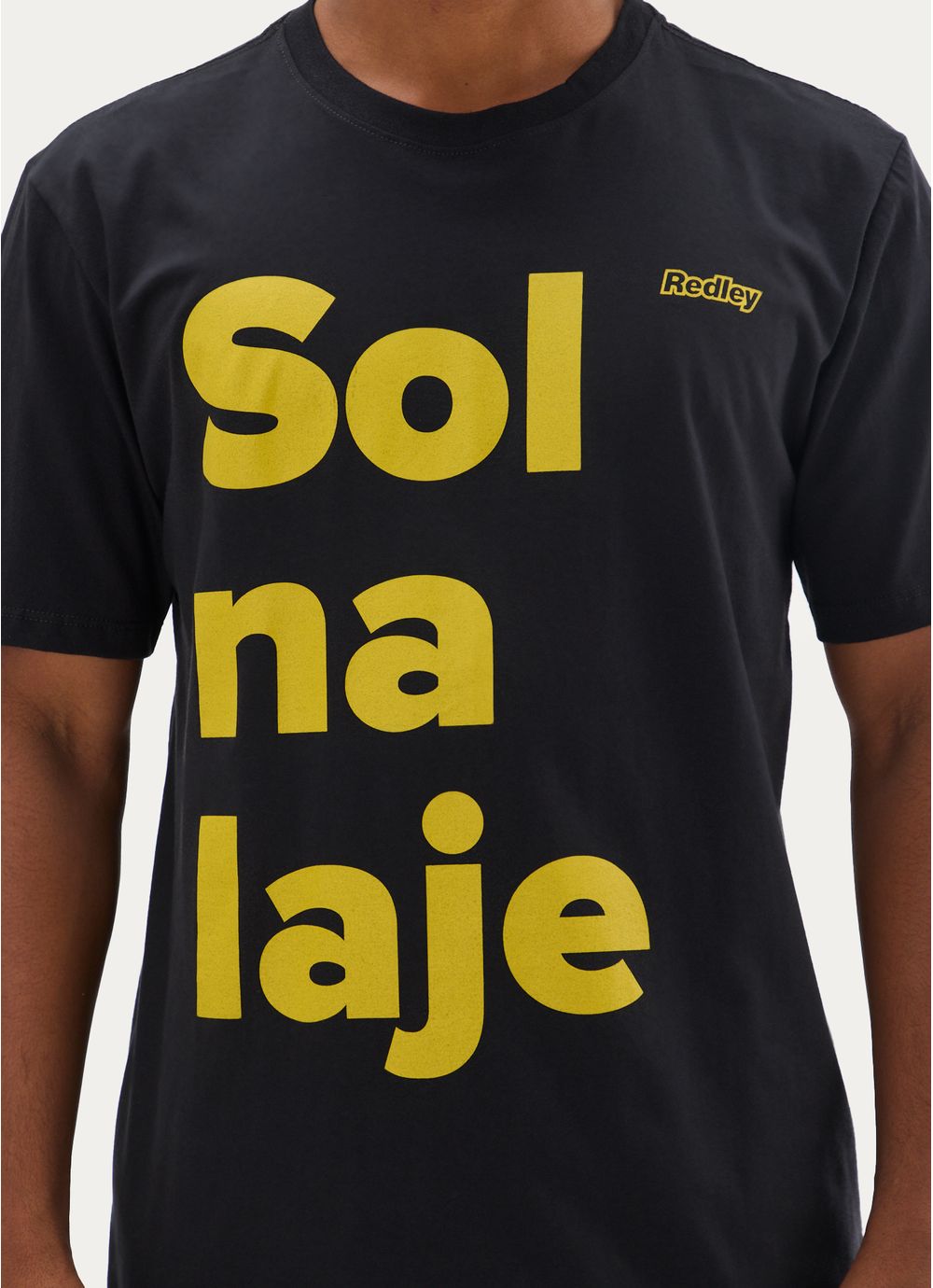 T-shirt silk sol na laje preto - redley