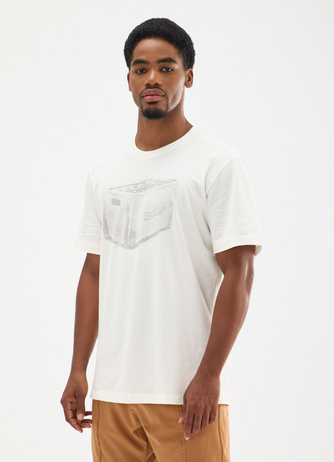 T-shirt engradado redley off white