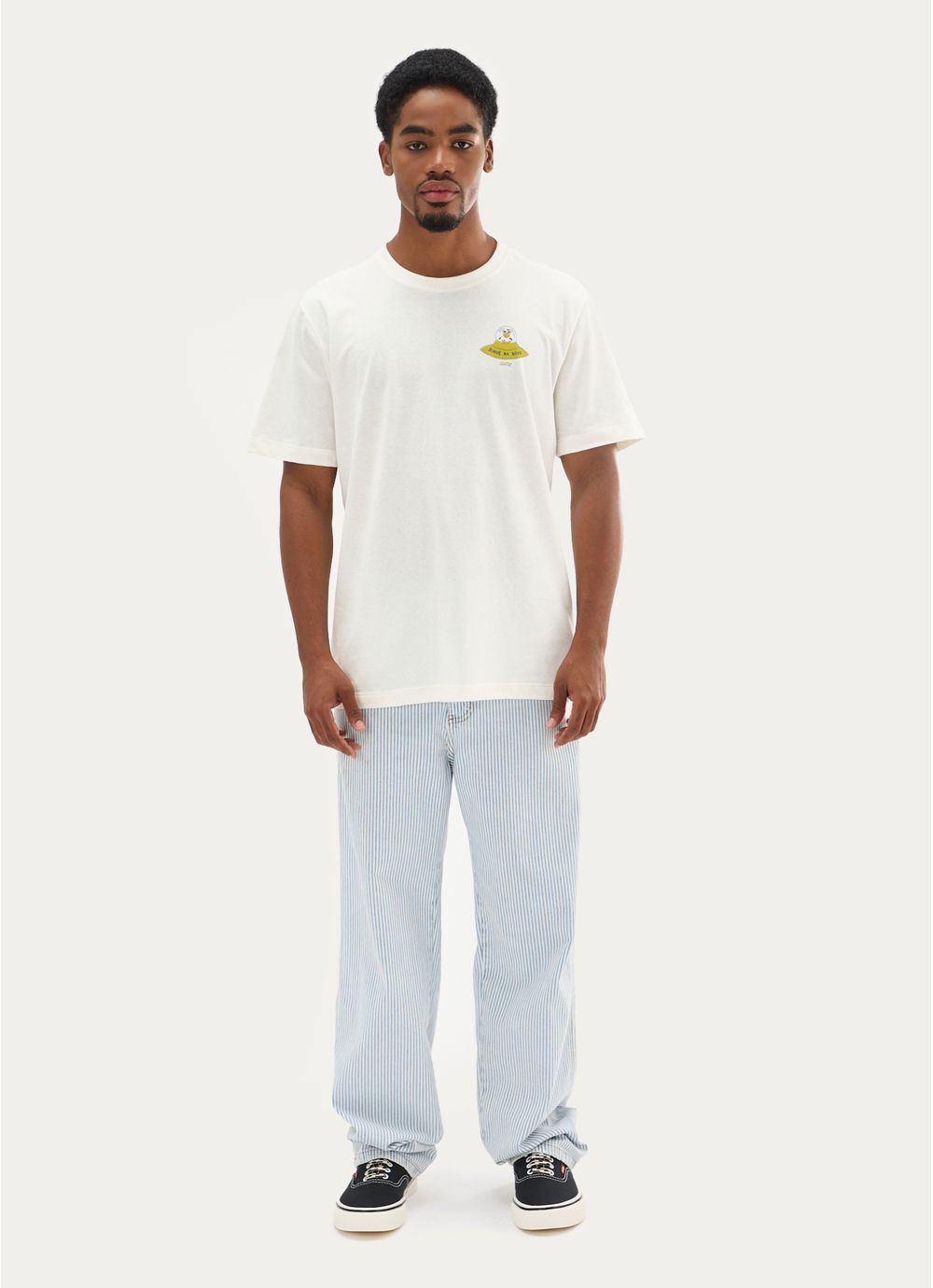 T-shirt suave na nave off white - redley