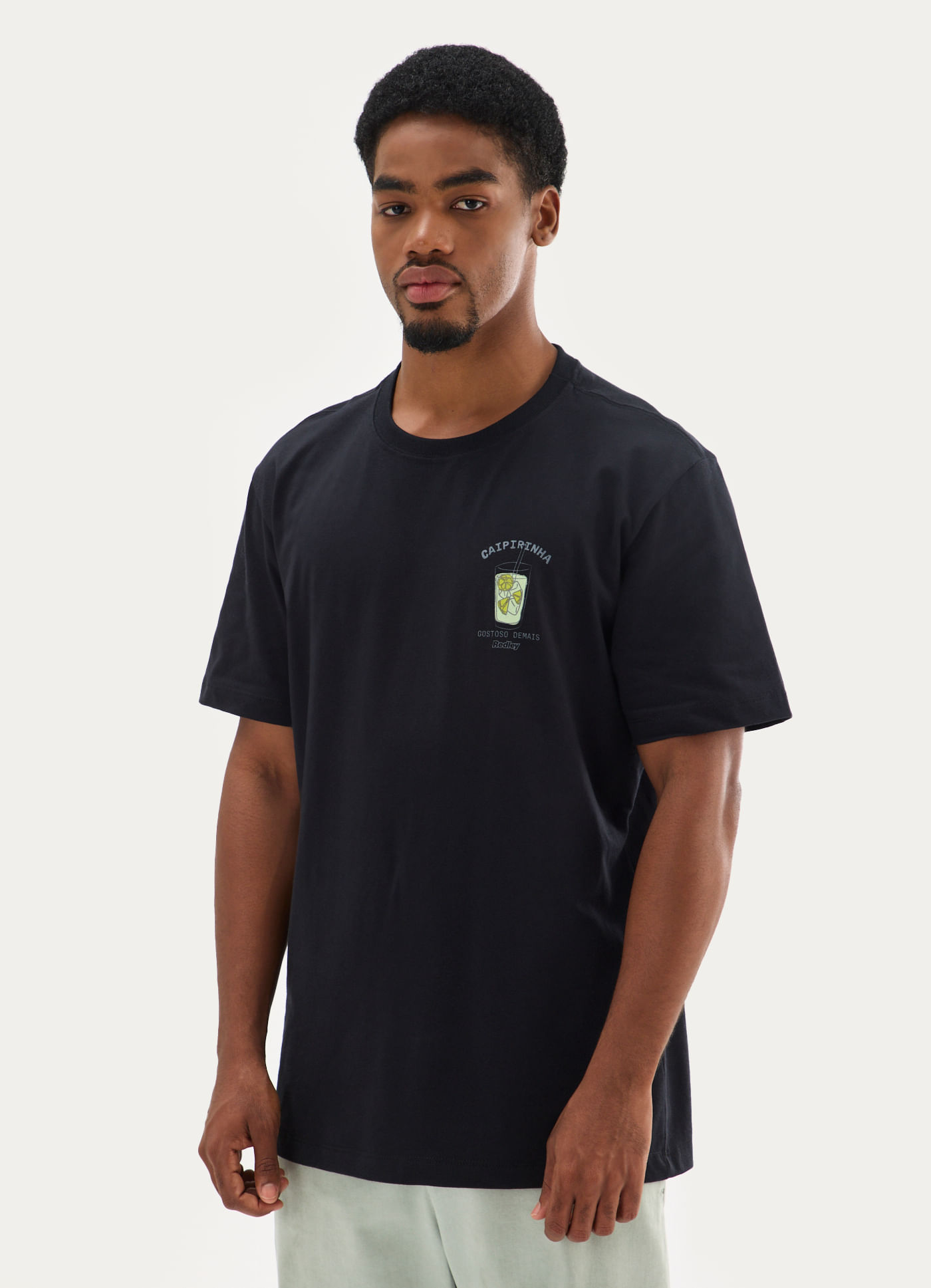 T-shirt caipirinha preto