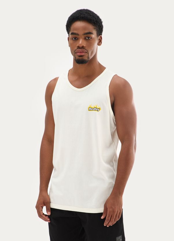 Regata estonada foguinho off white Off white g Regata estonada foguinho off white Off white g