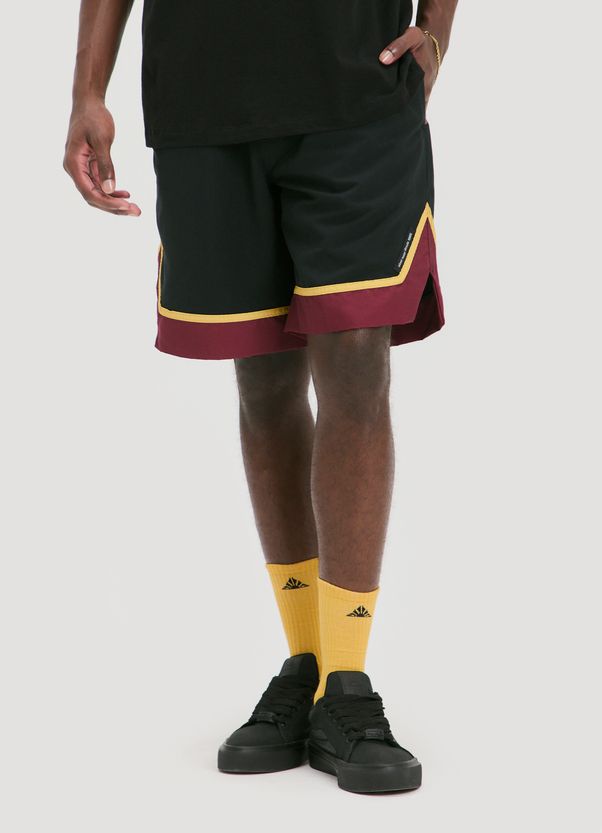 Short elástico na quadra redley preto Preto g