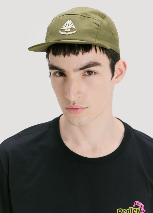 Boné five panel brasao solar verde escuro U Boné five panel brasao solar verde escuro U