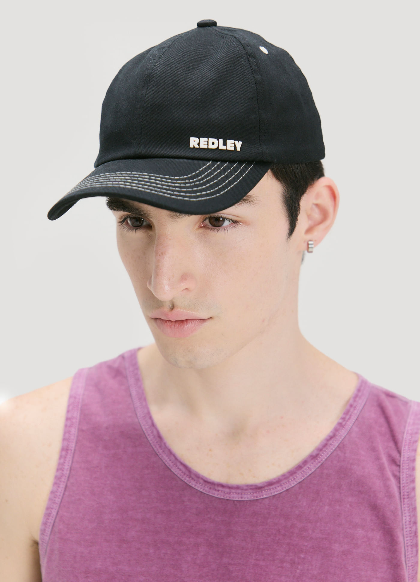 Boné dad pespontado redley preto