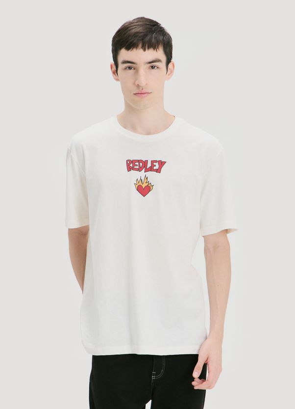 Tshirt redley love on fire off white G