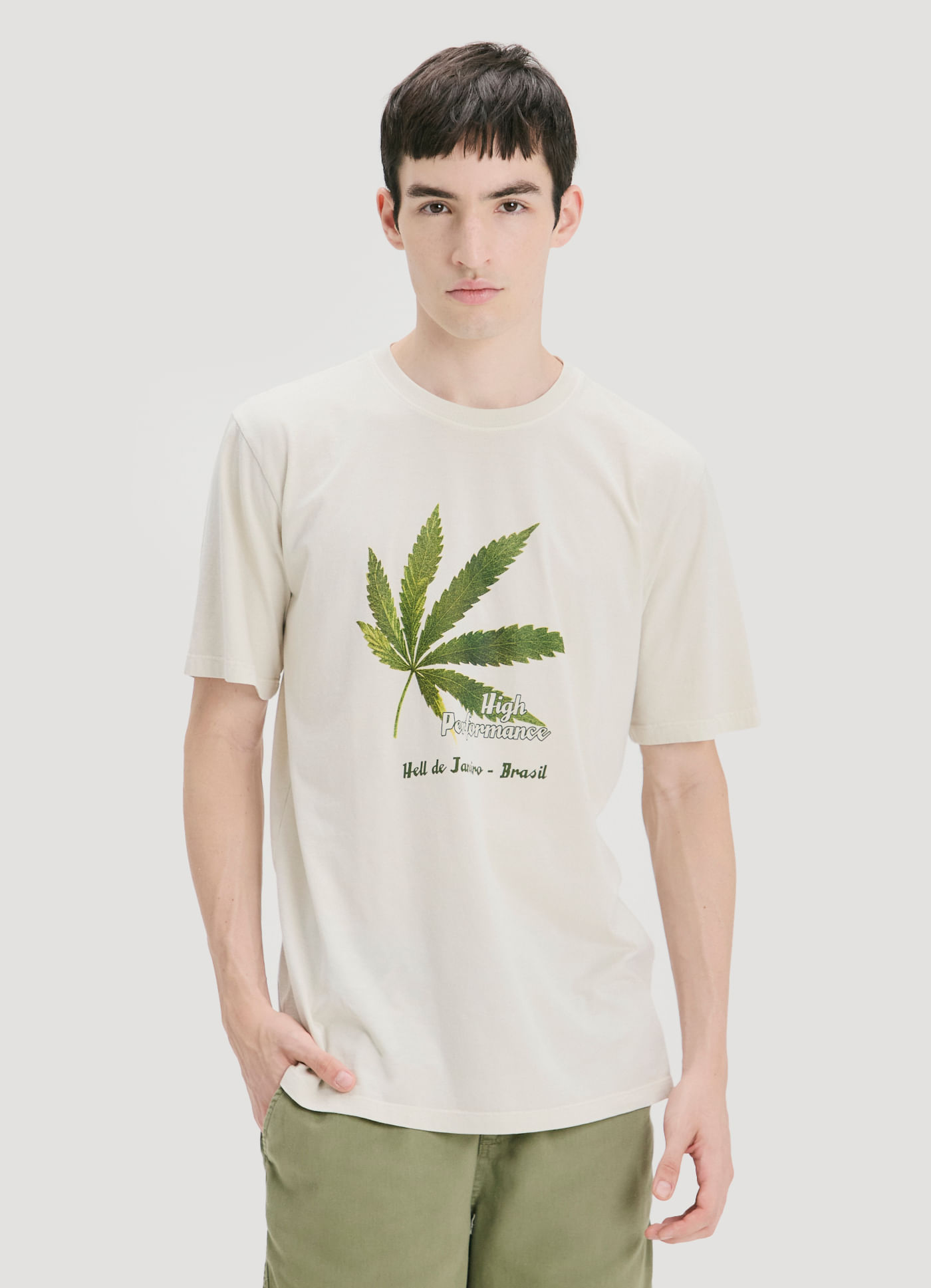T-shirt estonada high performance areia