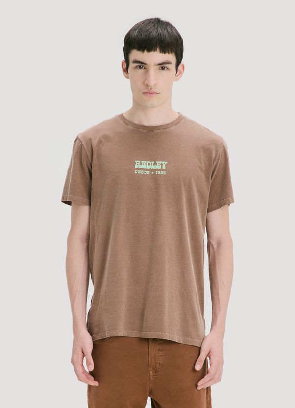 T-shirt estonada western marrom g