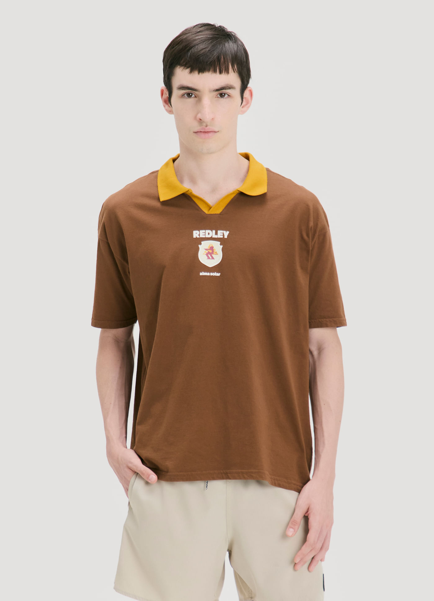 T-shirt redley10 marrom