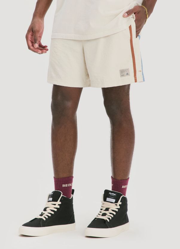 Short elástico listra areia g Short elástico listra areia g