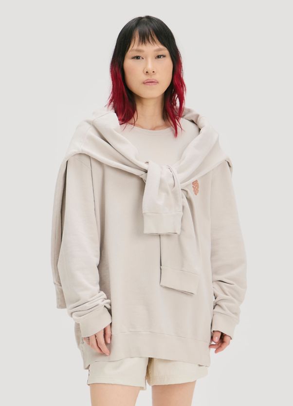 Casaco moletom redley areia p