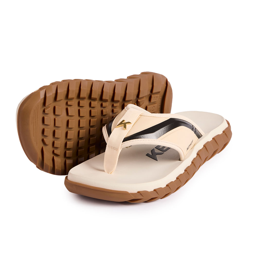 Sandália kenner megah turbo off white