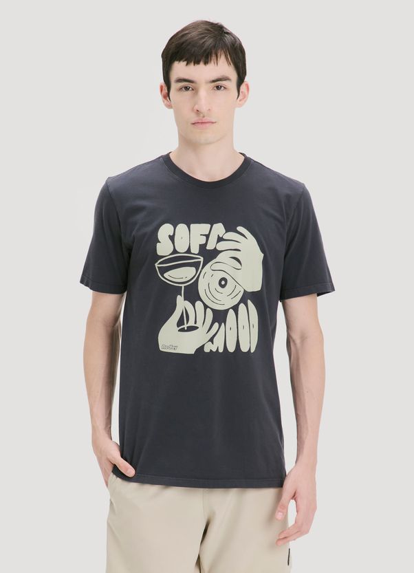 T-shirt estonada sofa mood preto G T-shirt estonada sofa mood preto G