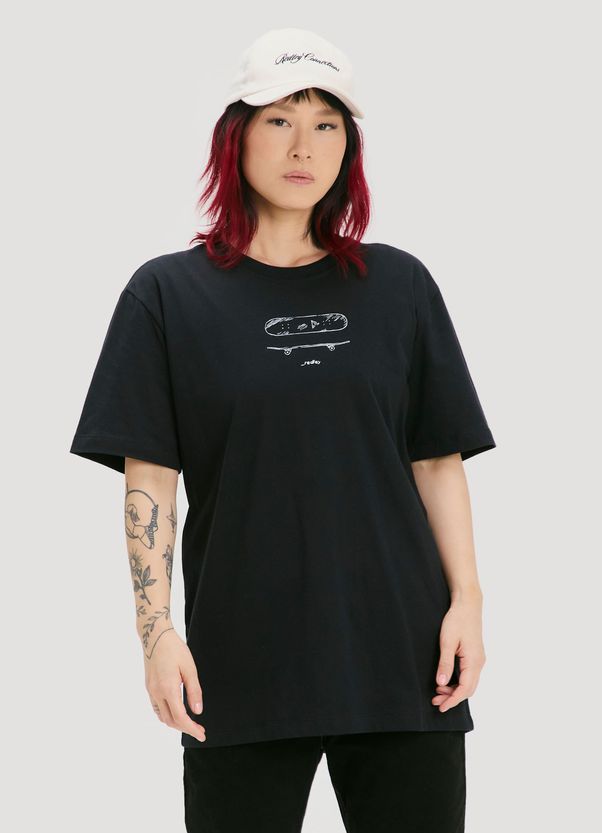 T-shirt skate preto G