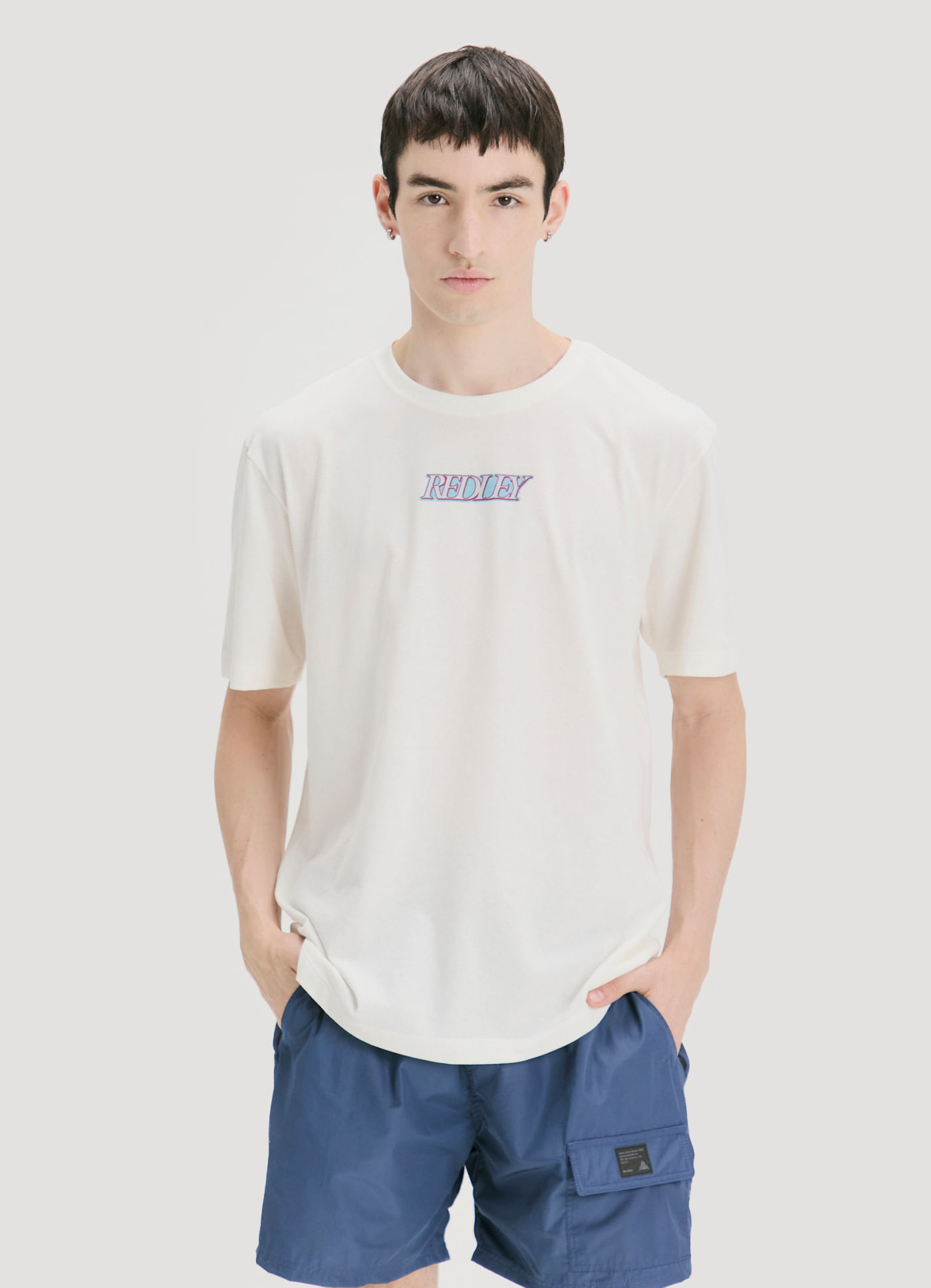 T-shirt redley vintage off white