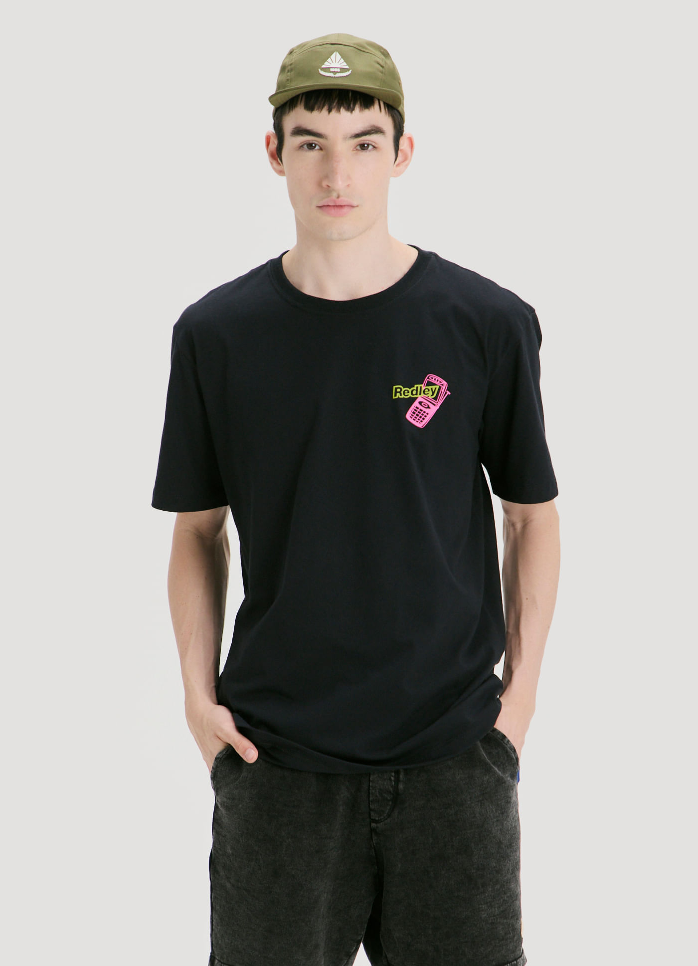 T-shirt ligue ja preto