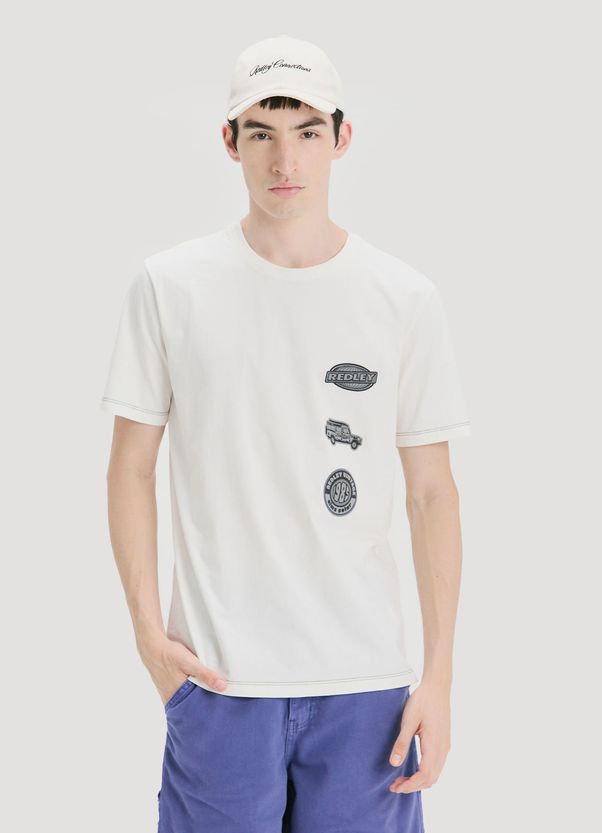 T-shirt redley patch retro off white G