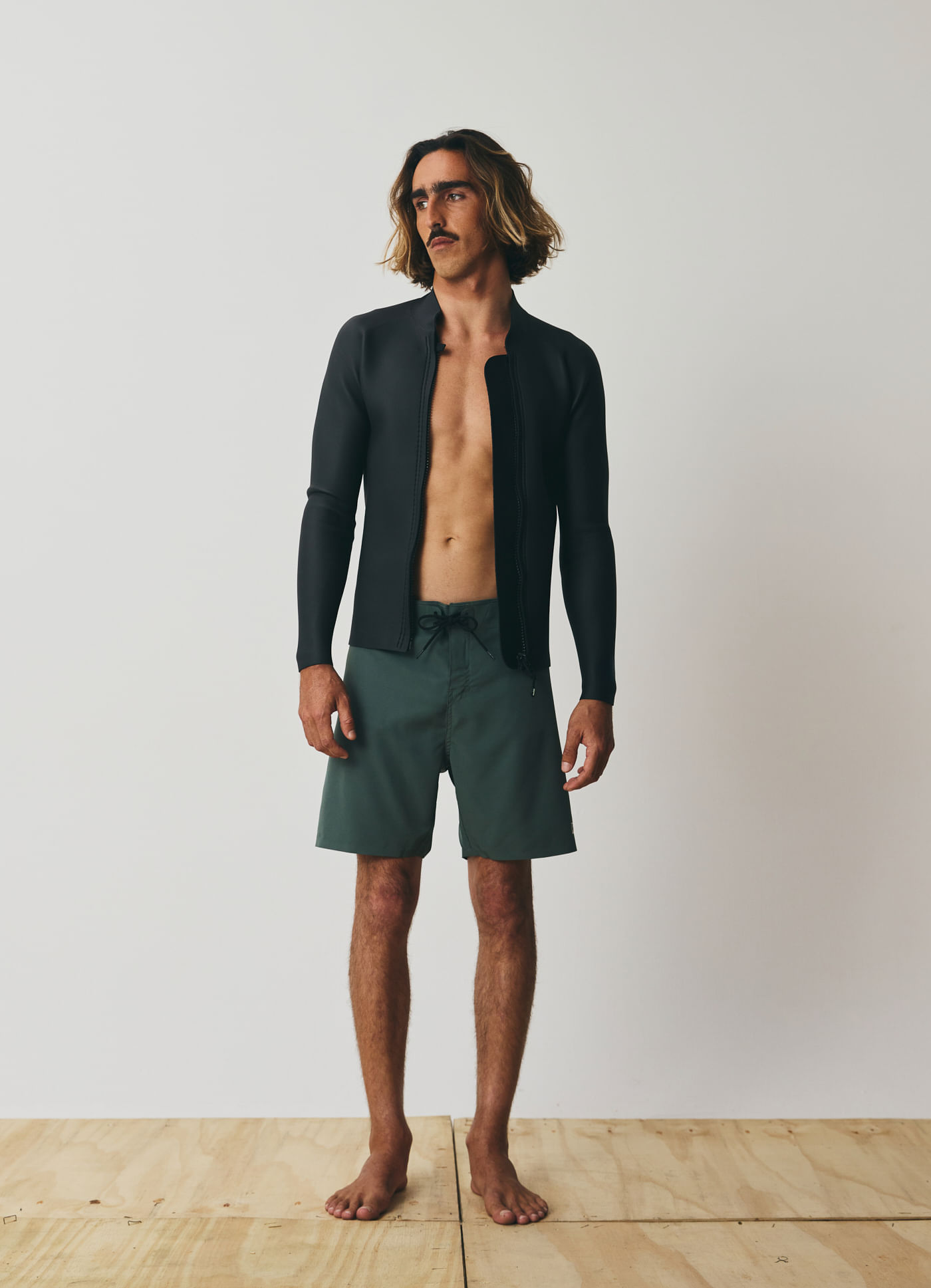 Short surf selado verde
